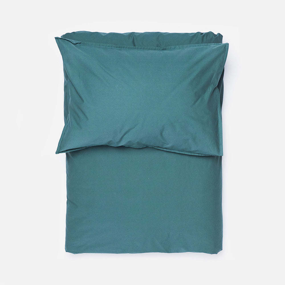 bed sheets - louise - dark green - collab zürich