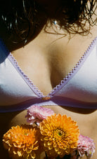 Bamboo Bralette - Triangle - Lilac - collab zürich