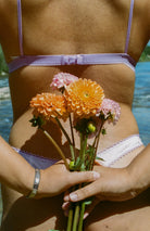 Bamboo Bralette - Triangle - Lilac - collab zürich