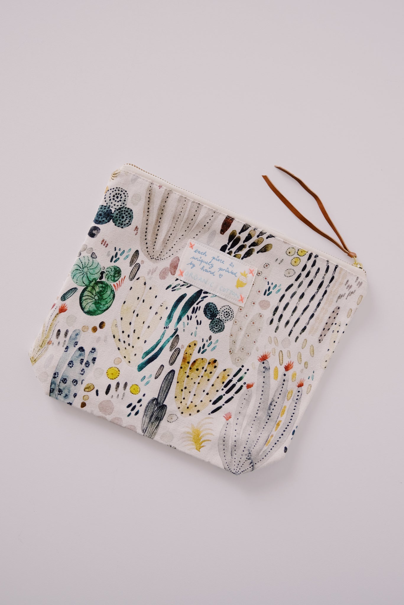 pouch - my succulent - organic cotton - collab zürich