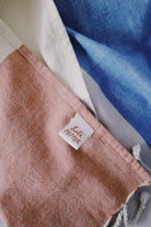 hammam towel - rose / blue - collab zürich