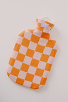 hot water bottle - checkered - collab zürich