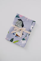 kitchen towel - purple flowers - collab zürich