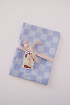 kitchen towel - lilac checks - collab zürich