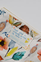 pouch - mini my secret garden - organic cotton - collab zürich