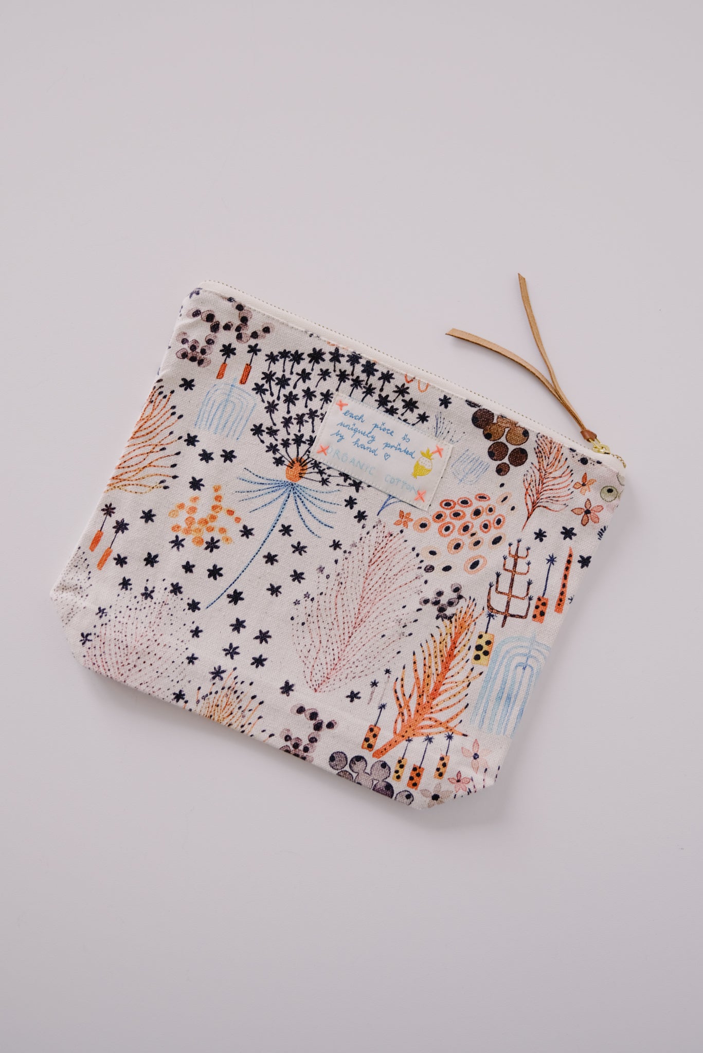 pouch - my fern - organic cotton - collab zürich