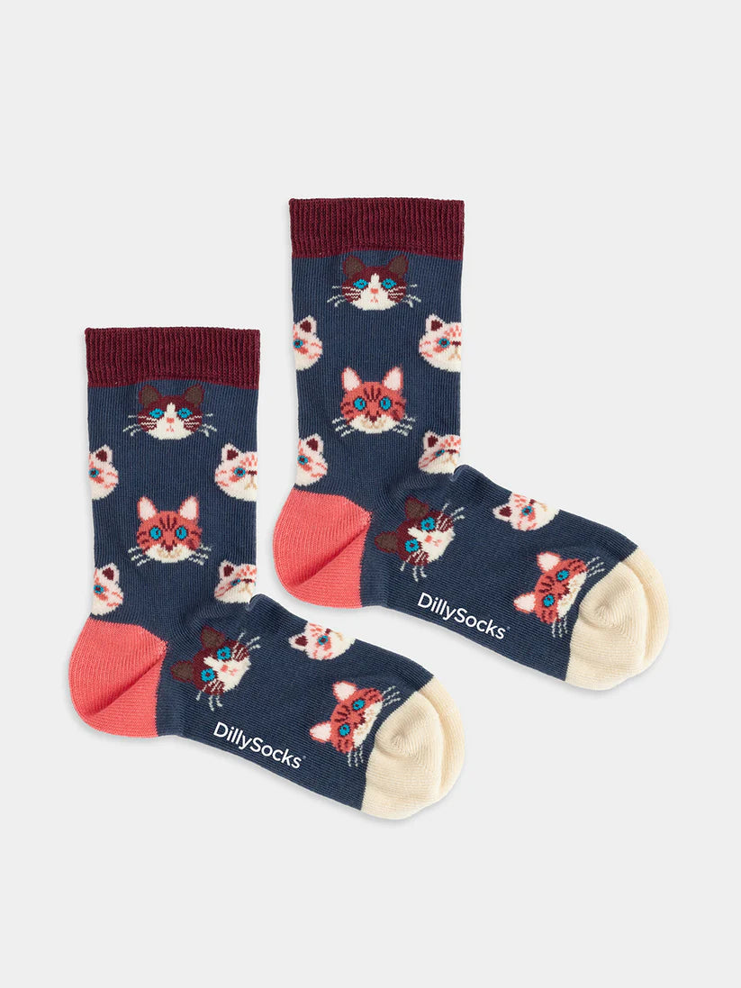Kids / Baby Socks - Lil Sky Kitten - collab zürich