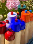 Salt / Pepper Grinder - Blue & Red - collab zürich