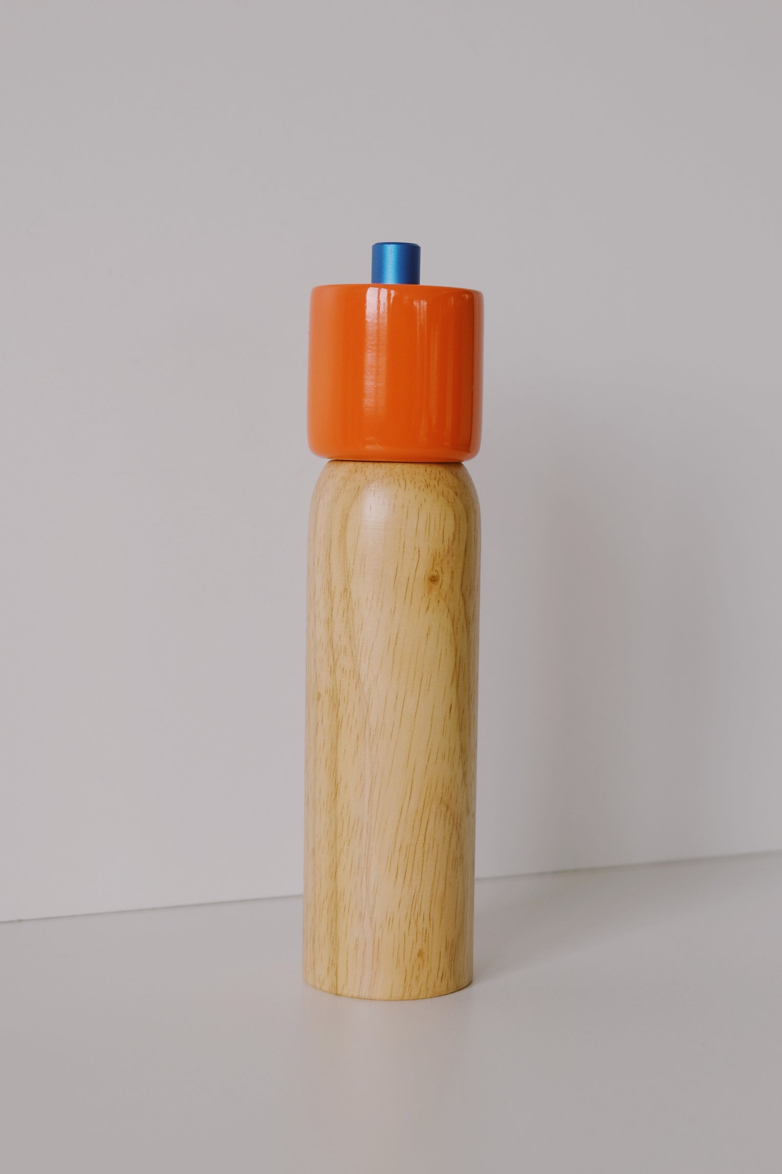 Salt / Pepper Grinder - Orange & Blue - collab zürich
