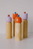 Salt / Pepper Grinder - Orange & Blue - collab zürich