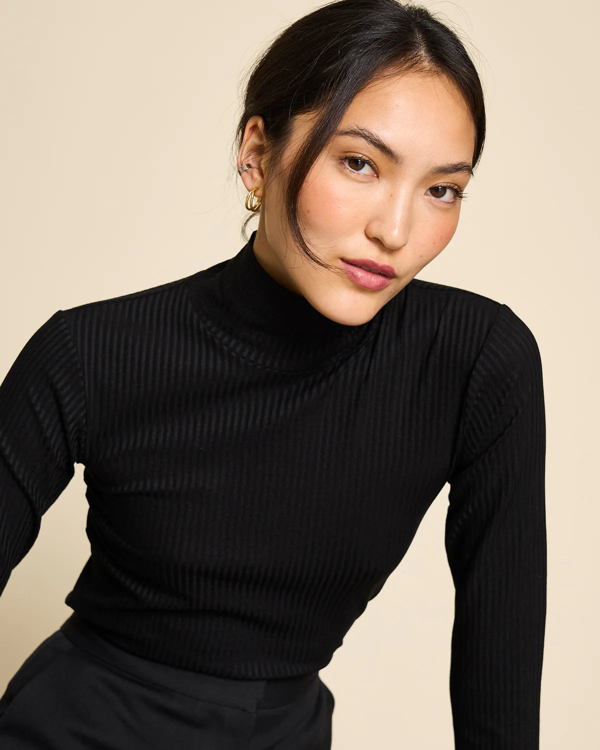 Turtleneck - Mio - Black - collab zürich
