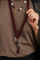 Keychain Band - ZAHRA - Ruby - collab zürich