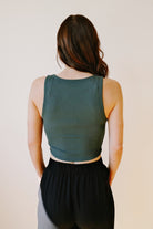Crop Top - Aria - Emerald - collab zürich