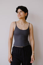Strap Top - Ada - Anthracite - collab zürich