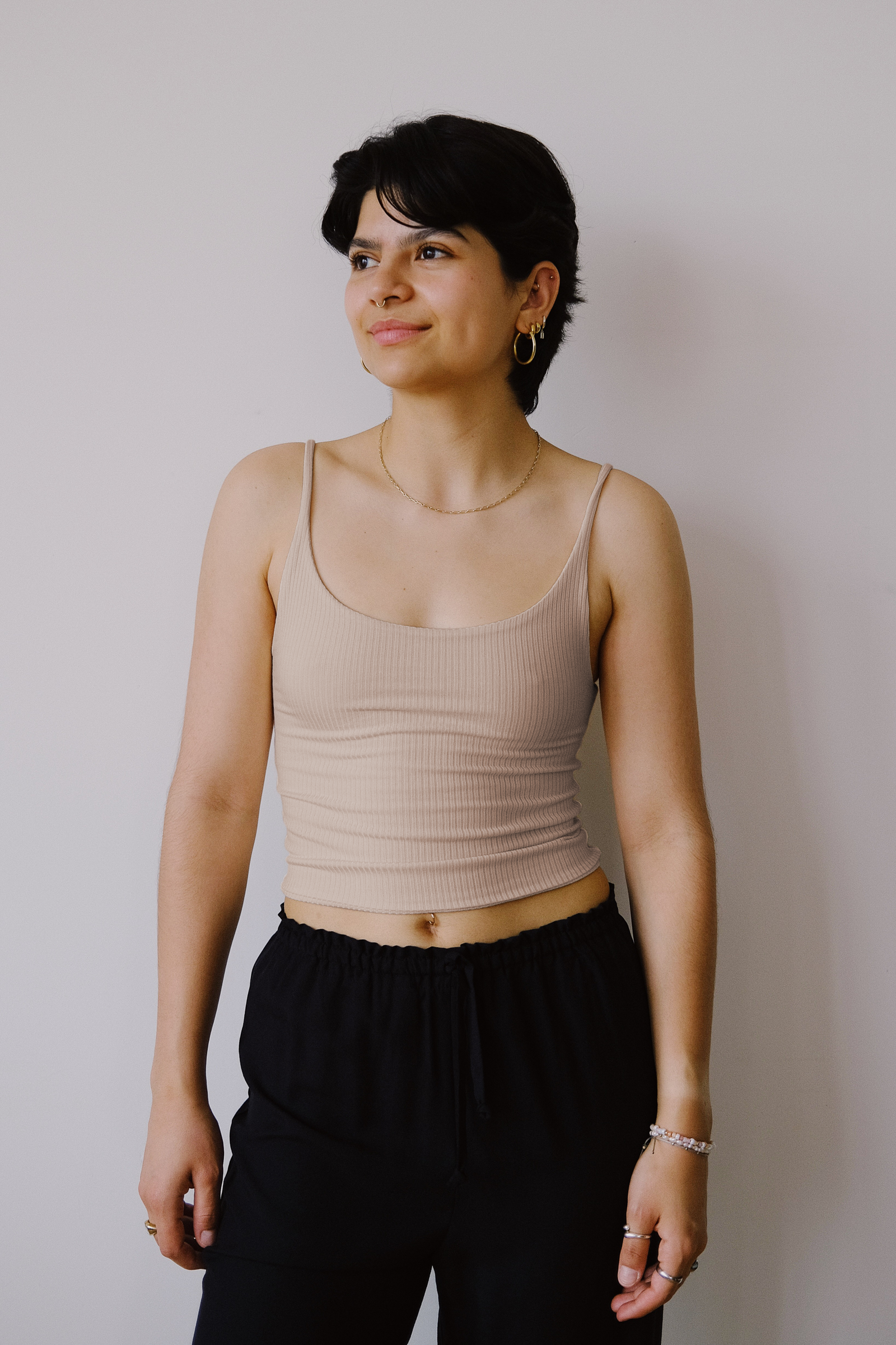 Ada Strap Top - Sand - collab zürich