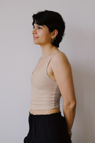 Ada Strap Top - Sand - collab zürich