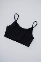 crop bralette - aurora - black - collab zürich