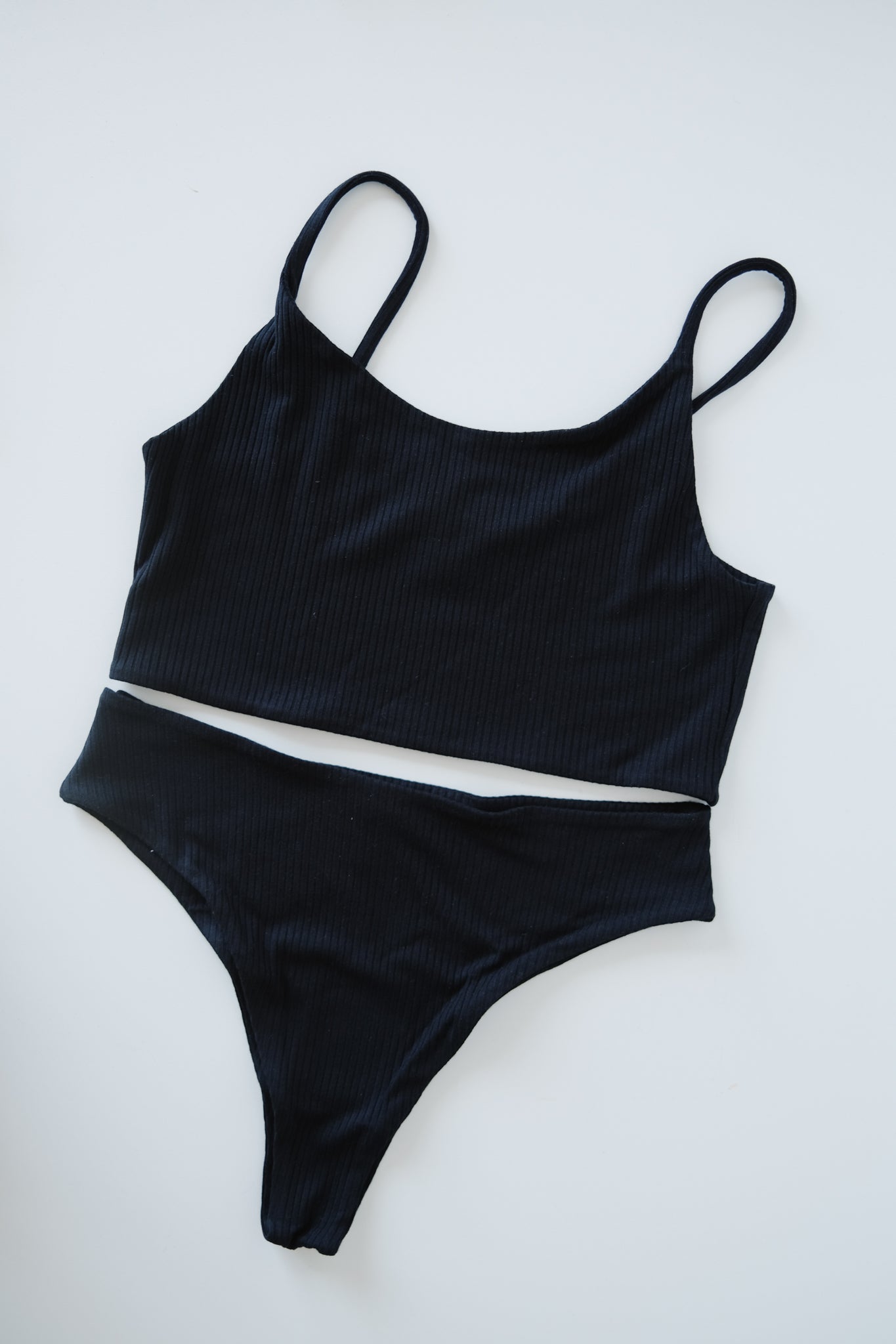crop bralette - aurora - black - collab zürich