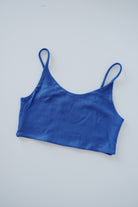 crop bralette - aurora - lapis - collab zürich