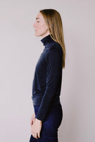 cupro tube neck - graphite - collab zürich