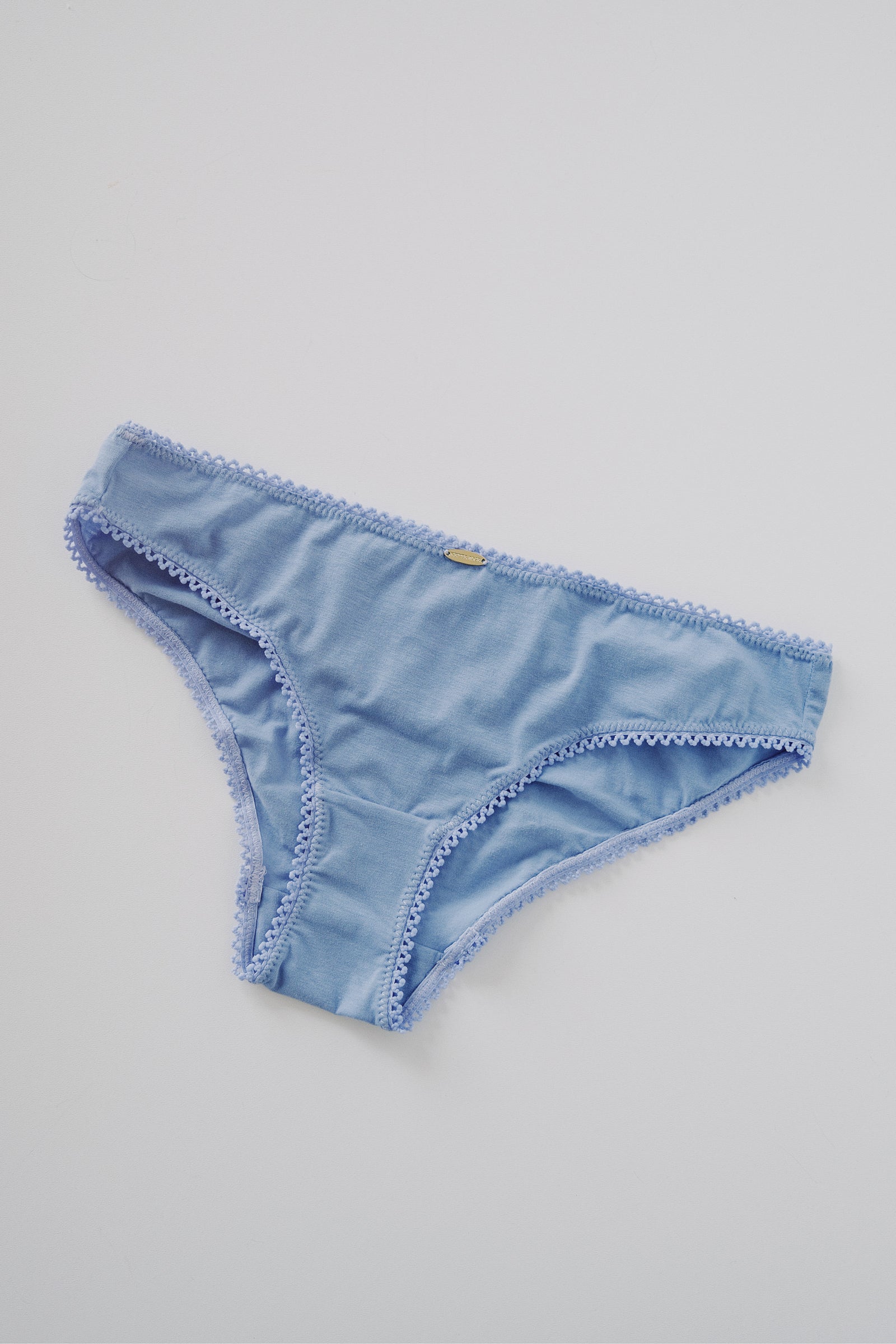 Bamboo Underwear - Bikini Knickers - Blue - collab zürich