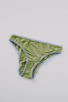 bamboo underwear - bikini knickers - green - collab zürich
