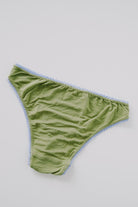 bamboo underwear - bikini knickers - green - collab zürich
