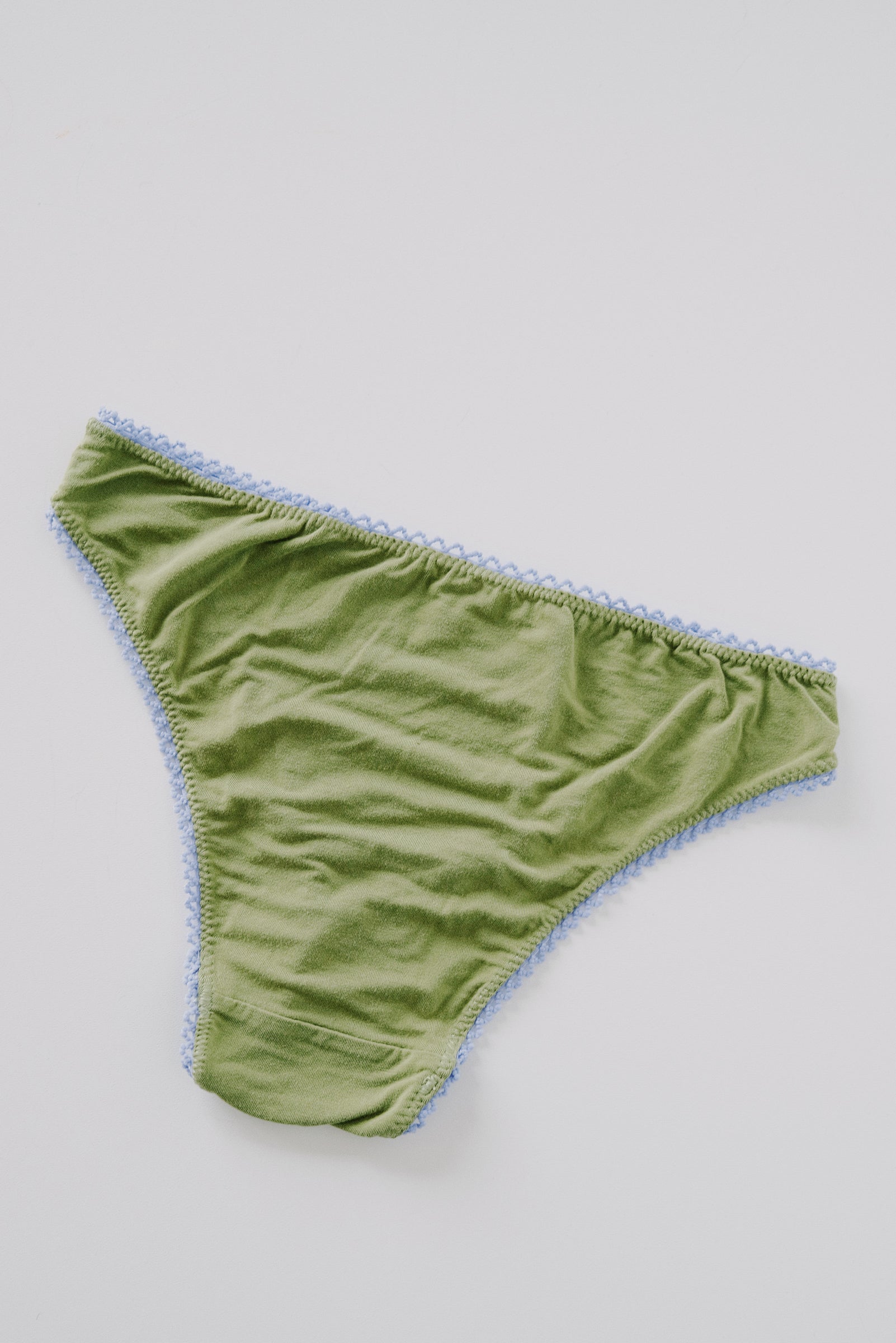 bamboo underwear - bikini knickers - green - collab zürich