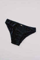 bamboo underwear - bikini knickers - black - collab zürich