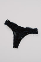 soft lace lace thong - millie 90's - collab zürich