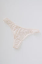 Bamboo Underwear - Thong - Cream - collab zürich