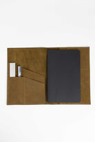 notebook case - RAWAYA - olive - collab zürich