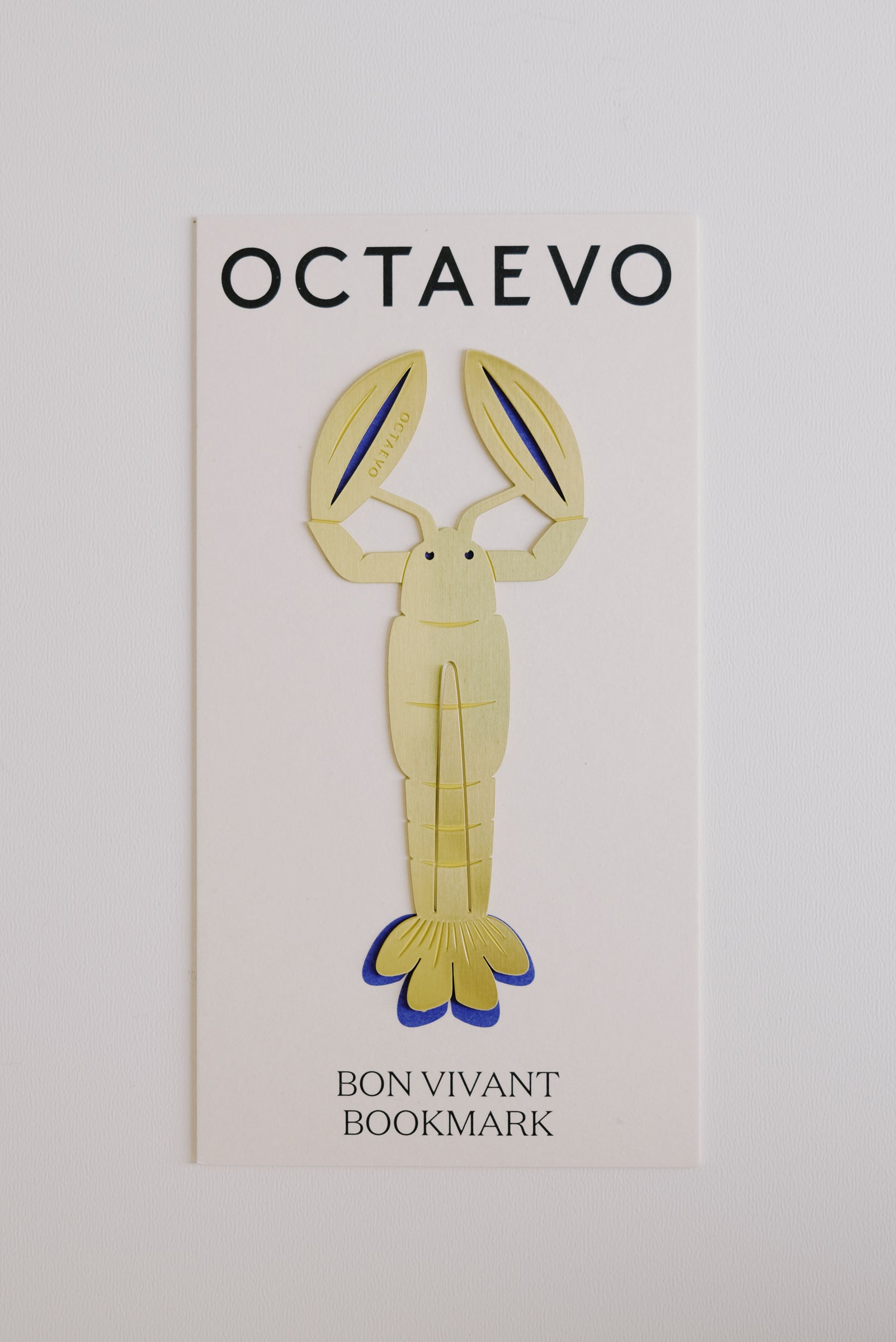 Bookmark - Bon Vivant - Brass - collab zürich