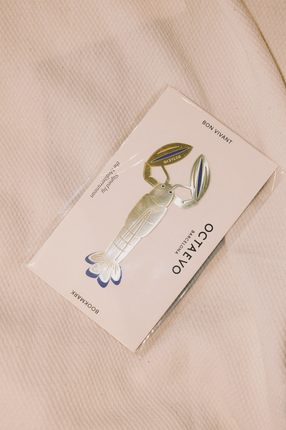 Bookmark - Bon Vivant - Brass - collab zürich