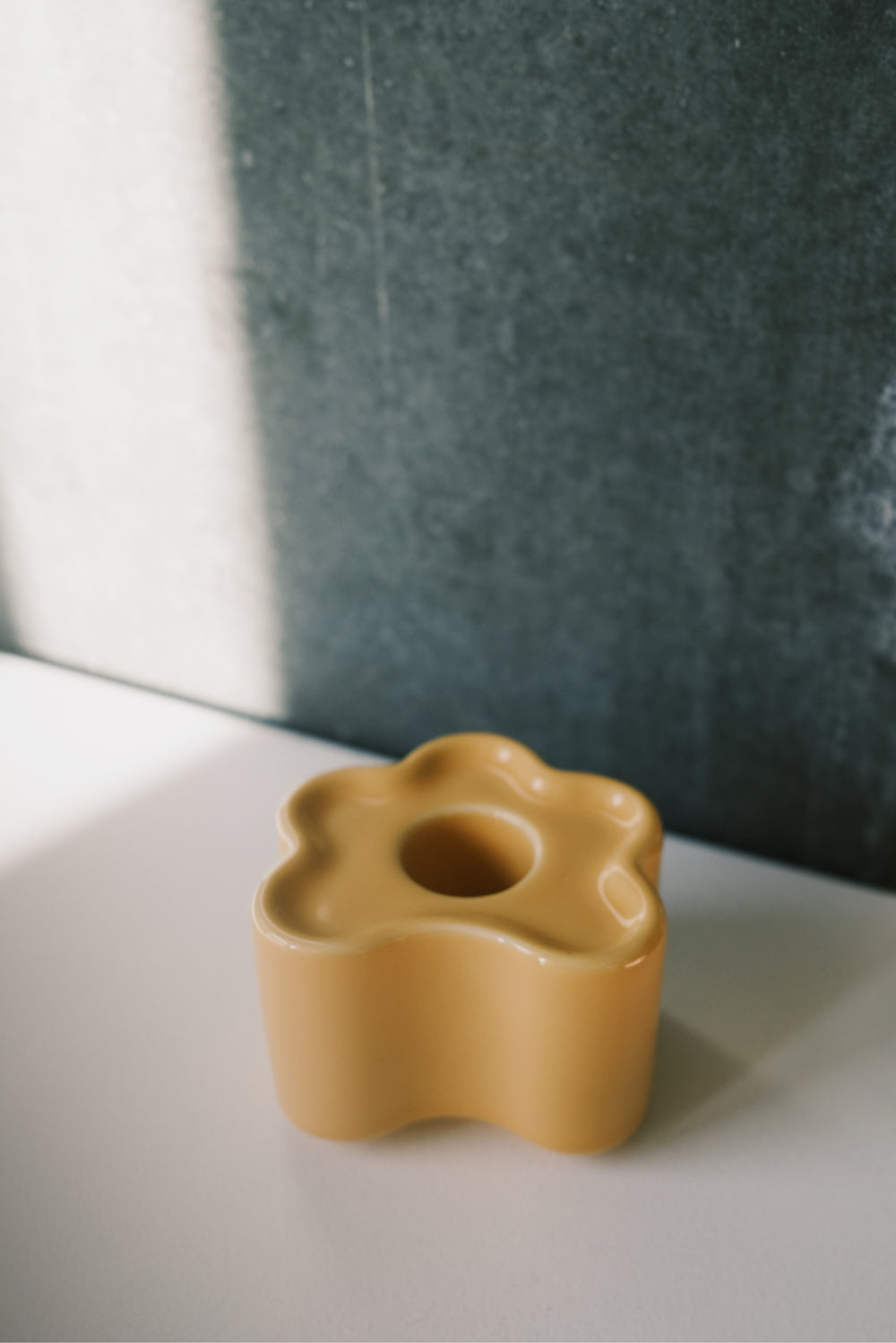 Candle Holder - Flora Small - Tangerine - collab zürich