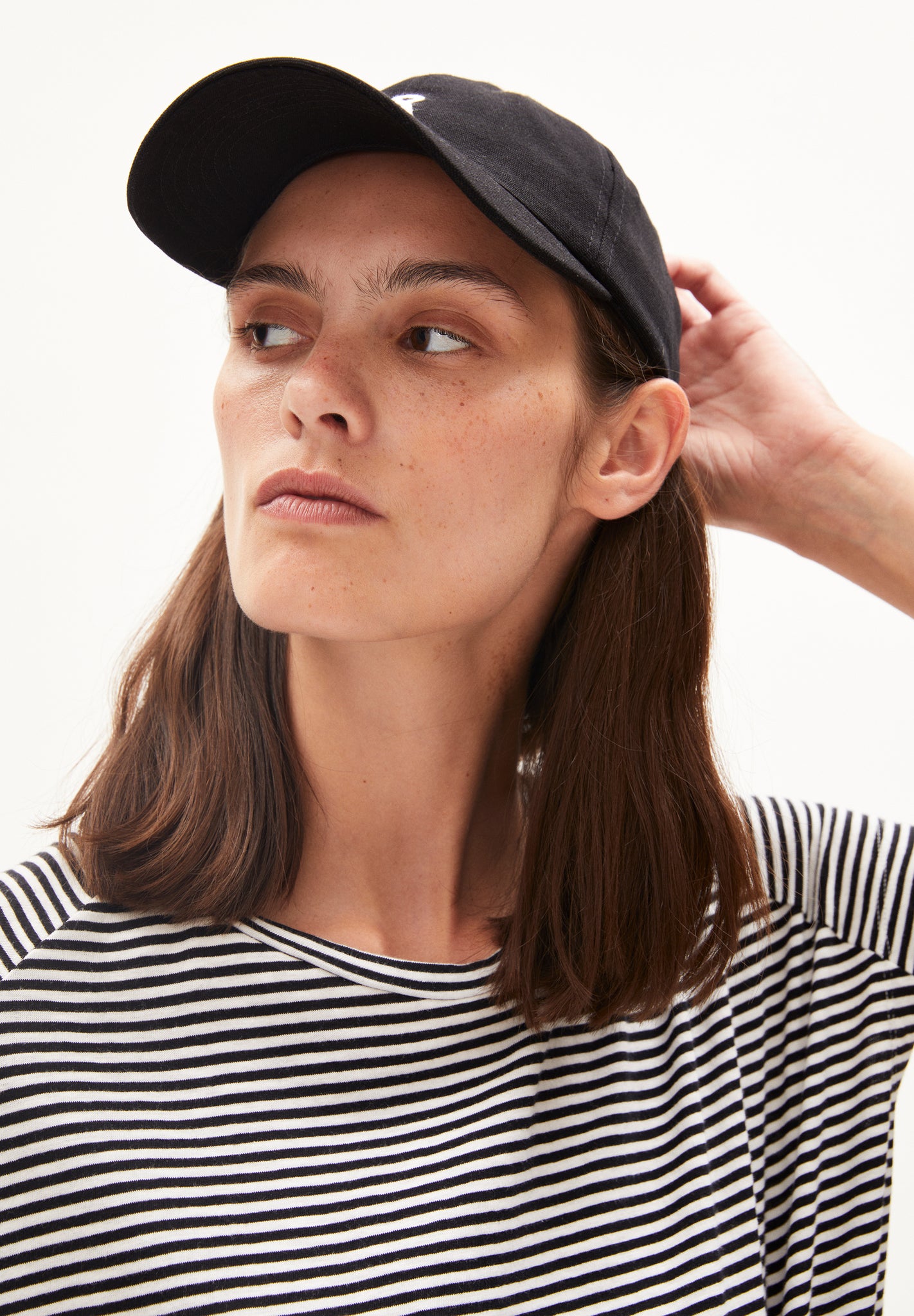 T-shirt - Slub Jersey striped - Black / Oatmilk - collab zürich