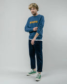 sweatshirt - out of office - blue - collab zürich