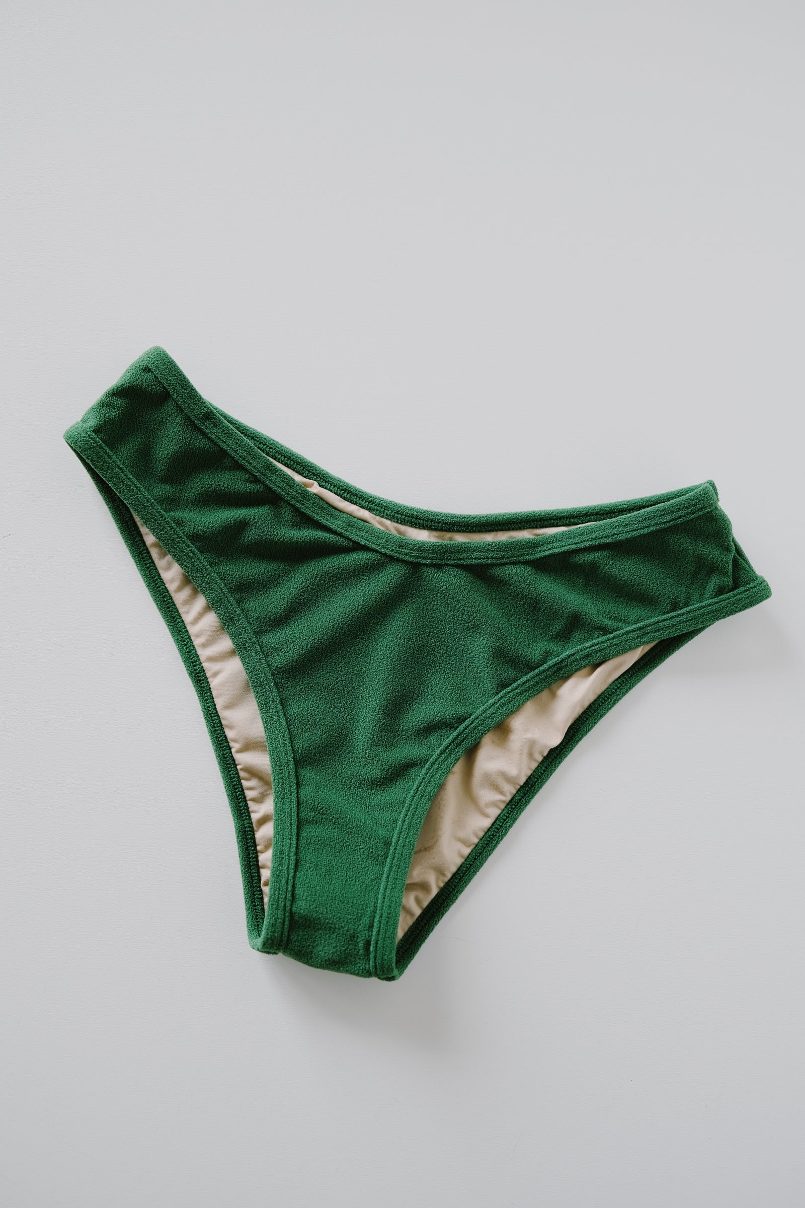 Bikini Bottom - Calima - Dark Green Terry - collab zürich