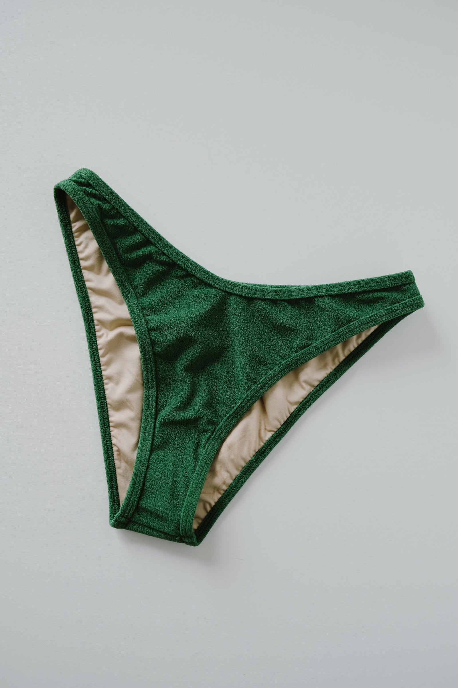 Bikini Bottom - Notos - Dark Green Terry - collab zürich