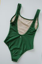Swimsuit - Zephyr - Dark Green Terry - collab zürich