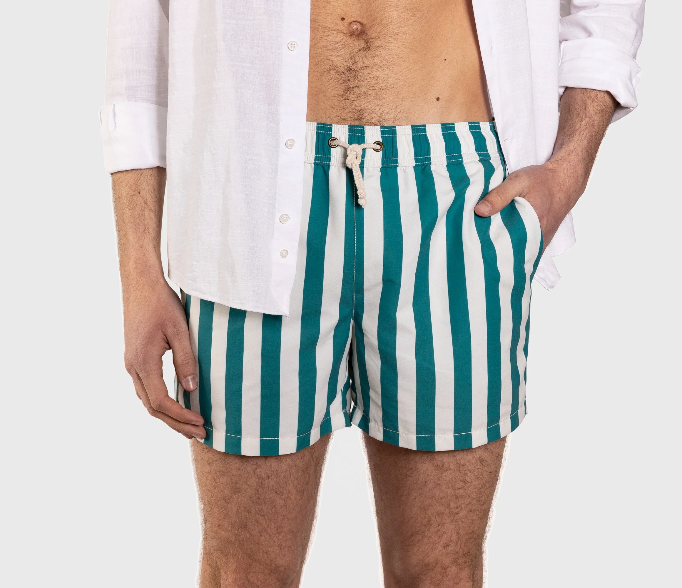 swim shorts - paraggi verde - collab zürich