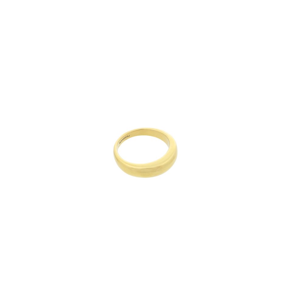 pinky ring - simple - gold - collab zürich