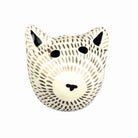 unbreakable christmas ornament - polar bear head - collab zürich