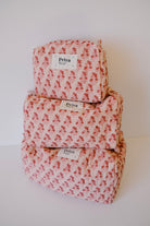 beauty bag - organic cotton - pink - collab zürich