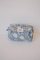 beauty bag - organic cotton - smoky blu - collab zürich