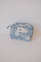 beauty bag - organic cotton - smoky blu - collab zürich