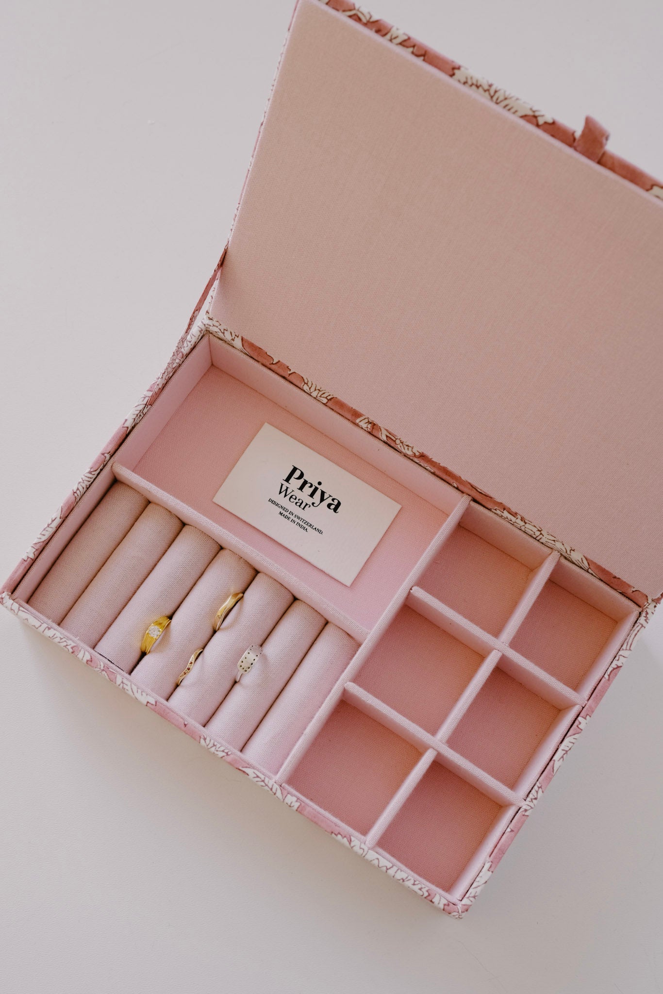 jewelry case - blush - collab zürich