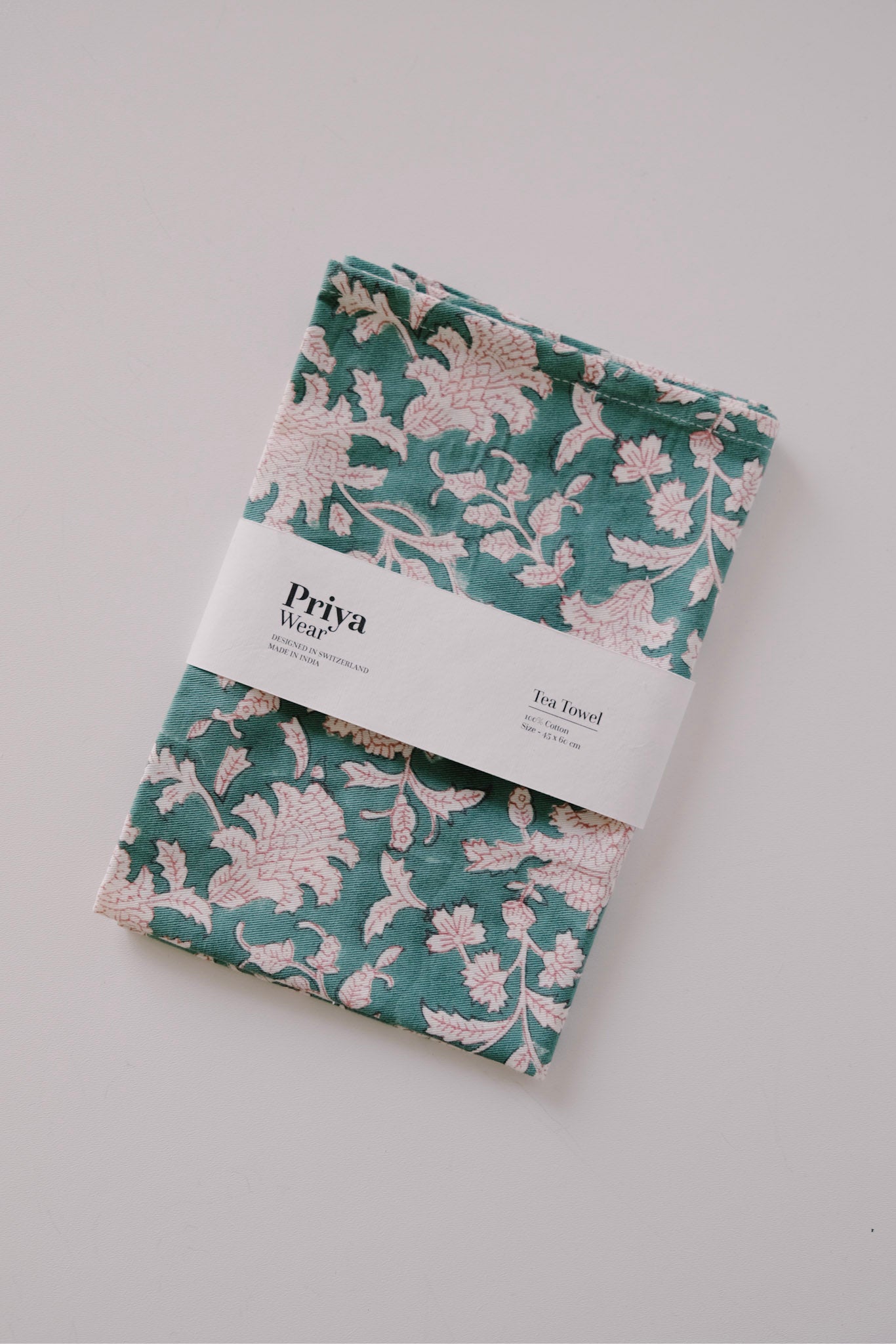 kitchen towel - flowers - alpine - collab zürich