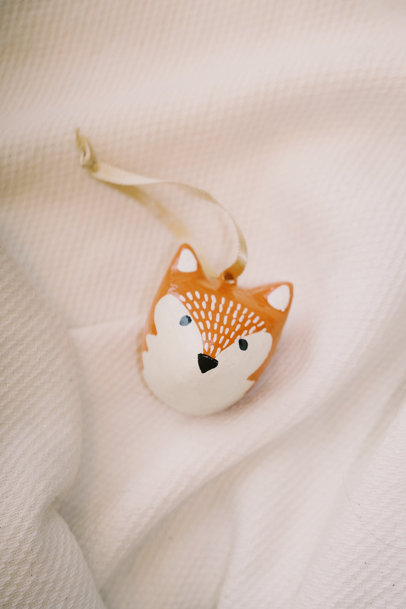unbreakable christmas ornament - fox head - collab zürich