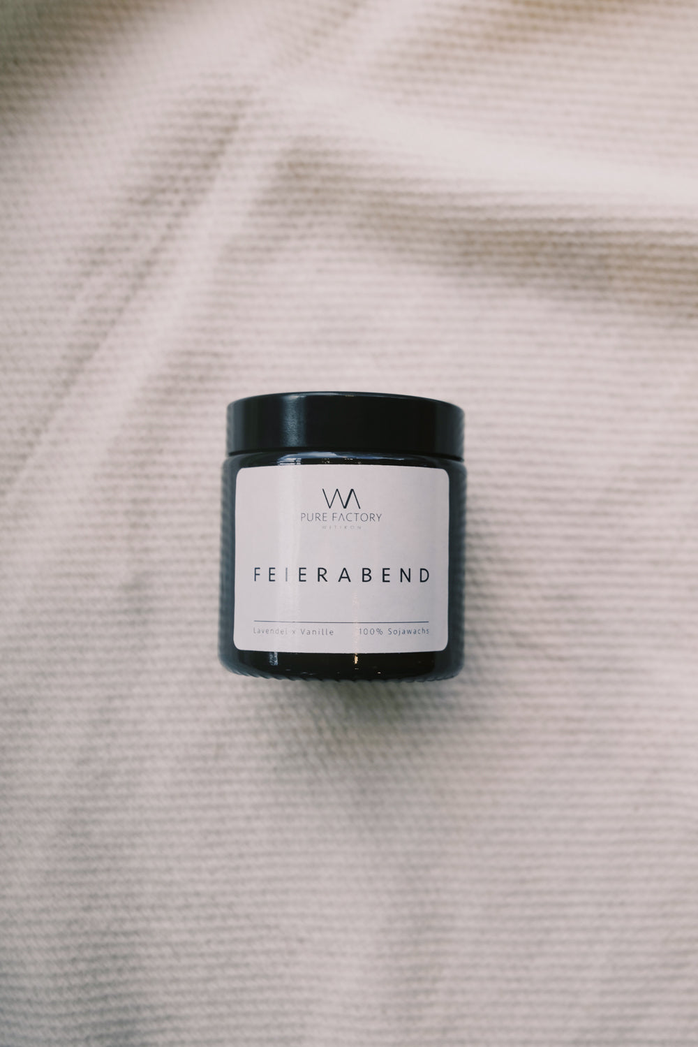 scented candle - pure factory - collab zürich